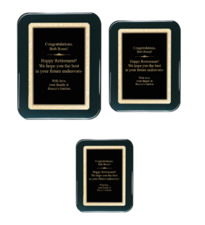 Black Aero Edge Plaque - Image 3