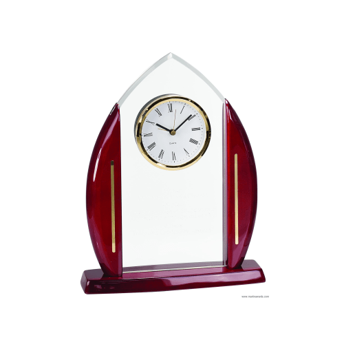 Cathedral Acrylic with Clock