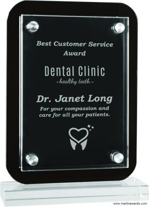 Floating Glass Stand-up Plaques - Image 2