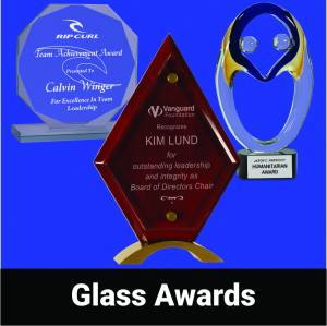 Corporate Glass Awards | Free Engraving | Martin Awards