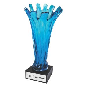 Ocean Blue Cup Art Glass