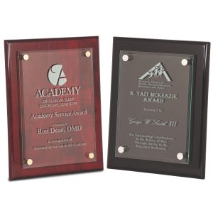 Floating Glass Plaque Award
