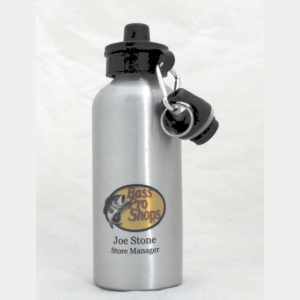 20 oz. Silver Engravable Aluminum Water Bottle