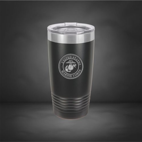 Polar Camel 20 oz. Stainless Steel Vacuum Insulated Tumbler w/Clear Lid