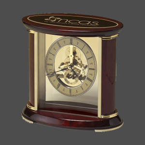 Rosewood Skeleton Clock
