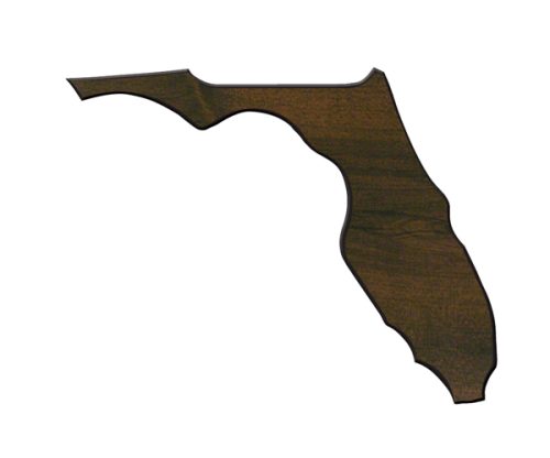 Florida State Shaped Plaque