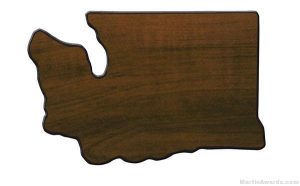 Washington State Shaped Plaque