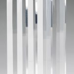 Transparent Four Column Crystal Award