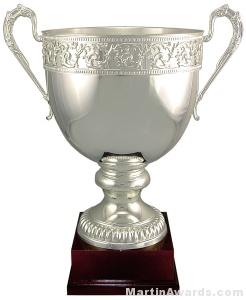 Cherubs and Cupids Silver Trophy Cup