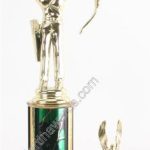 Green Single Column Male Archer With 1 Eagle Trophy 1