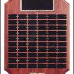 Plaque – Perpetual Award with Black Brass 60 Plates 1