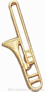 3/4" Trombone Lapel Pin