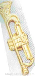 3/4" Trumpet Lapel Pin