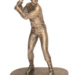 Male Baseball Gold Resin Trophy 1
