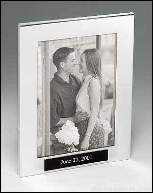 Picture Frame Award - Polished Silver Aluminum Picture Frame