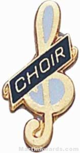 3/4" Enameled Choir Pin