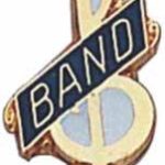 3/4″ Enameled Band Music Pin 1
