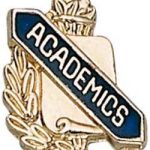 3/8″ Academics Scholastic Award Pin 1
