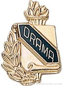 3/8" Drama School Award Pins