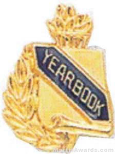 3/8" Yearbook Scholastic Award Pins
