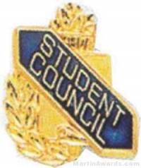 3/8" Student Council School Award Pins