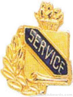 3/8" Service School Award Pins