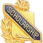 3/8″ Scholarship School Award Pins 1