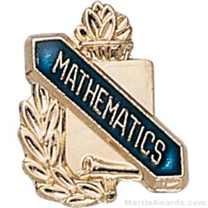 3/8" Mathematics Award Pins