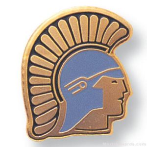 Trojan Mascot Lapel Pin