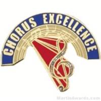 Chorus Excellence Award Lapel Pin