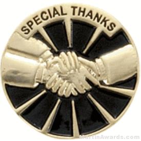 Special Thanks Award Lapel Pin