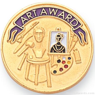 Art Award Lapel Pin