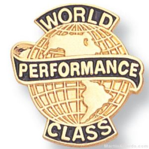 World Class Performance Lapel Pin