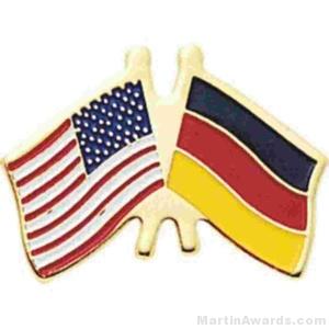 3/4" German American Flag Pins