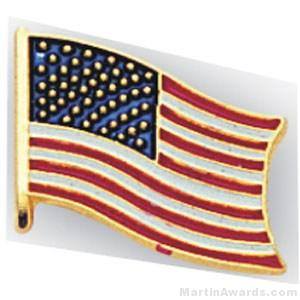 1/2" American Flag Pins