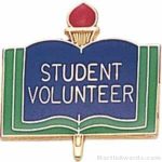 3/4″ Student Volunteer Pin 1