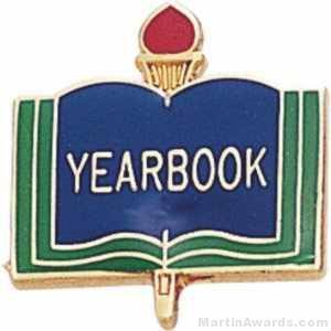 3/4" Yearbook School Award Pins