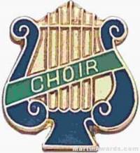 5/8" Enameled Choir Music Pin