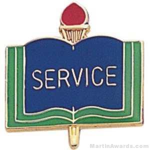 3/4" Service School Award Pins