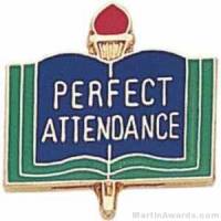 3/4" Perfect Attendance School Award Pins